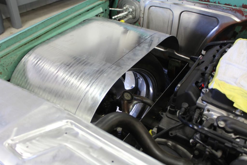 Custom LT4 1968 Chevy C10 Restomod Truck Inner Fender Fabrication