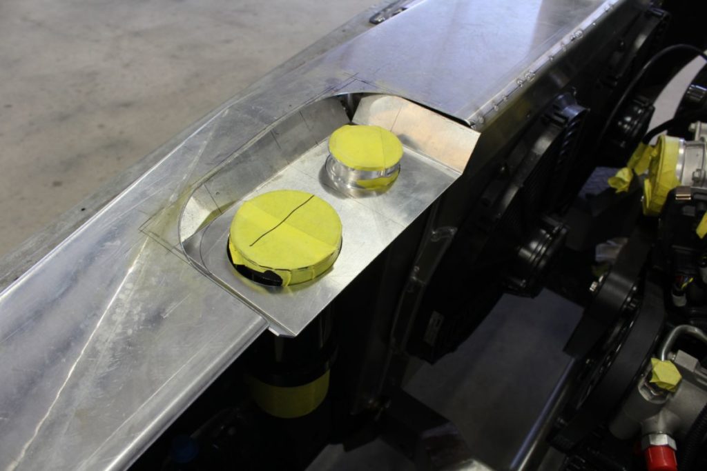 Custom LT4 1968 Chevy C10 Hot Rod Truck Engine Bay fabrication