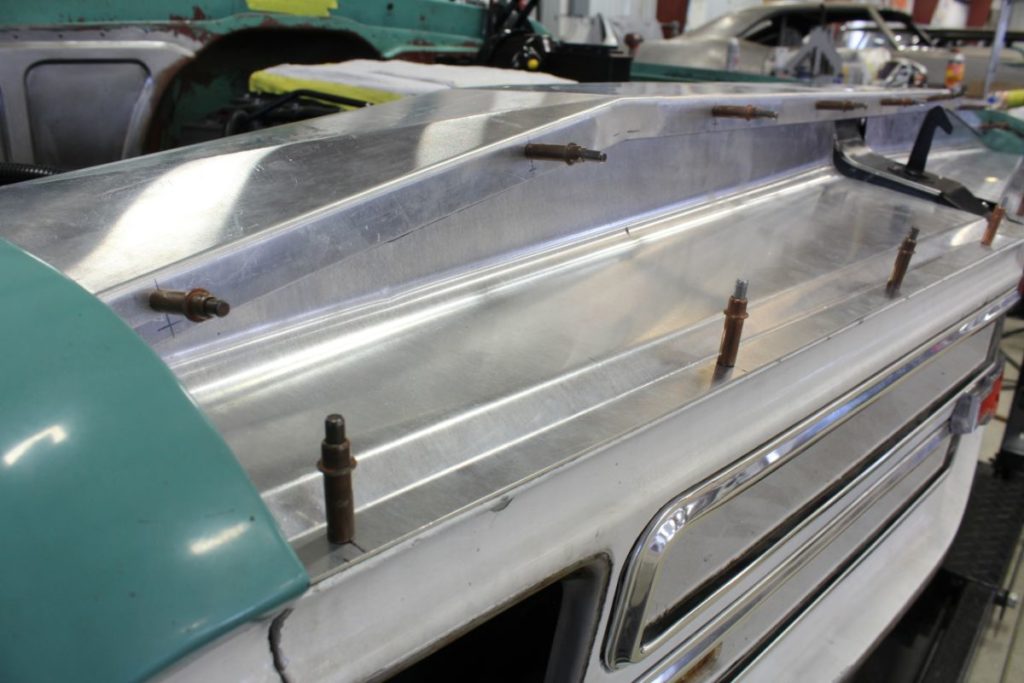 Custom LT4 1968 Chevy C10 Hot Rod Truck Engine Bay fabrication
