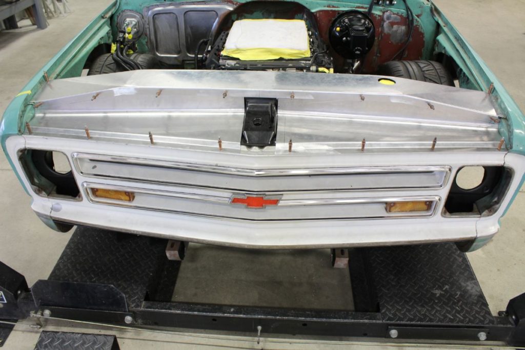 Custom LT4 1968 Chevy C10 Hot Rod Truck Engine Bay fabrication