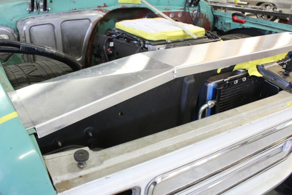 Custom LT4 1968 Chevy C10 Hot Rod Truck Engine Bay fabrication