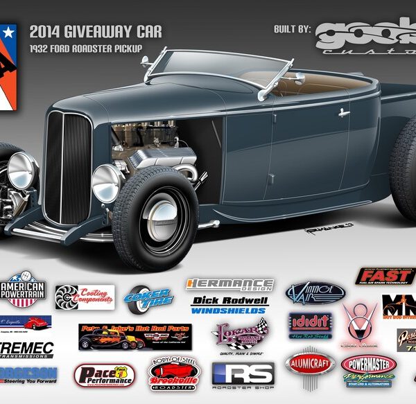 Custom 1932 Ford Roadster Hi-Boy Rendering