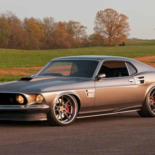Custom 1969 Fastback Mustang coyote engine