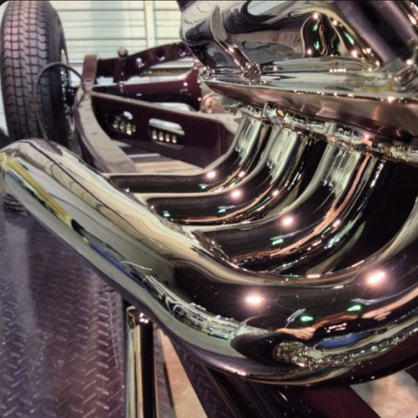 Custom 1932 Ford 3 Window Coupe during the build process