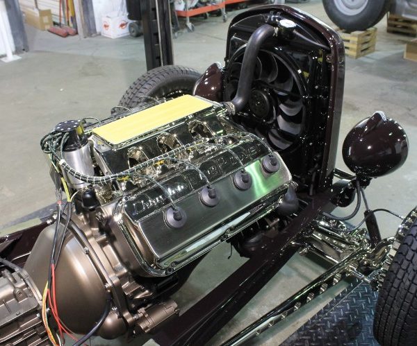 Custom 1932 Ford 3 Window Coupe during the build process