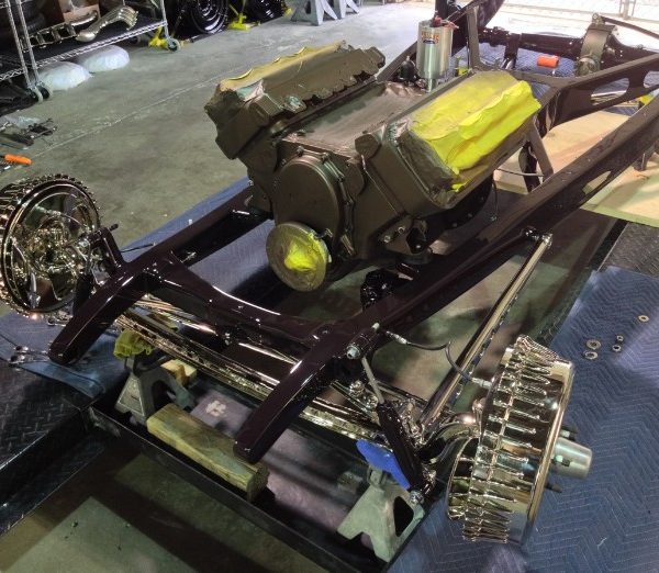 Custom 1932 Ford 3 Window Coupe during the build process