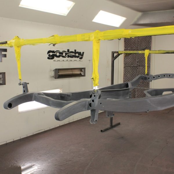 Custom 1932 Ford 3 Window Coupe during the build process