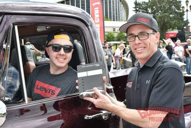 North Carolina Nationals The Next Generation Award Winner Mathew Burton's 1955 Ford F100