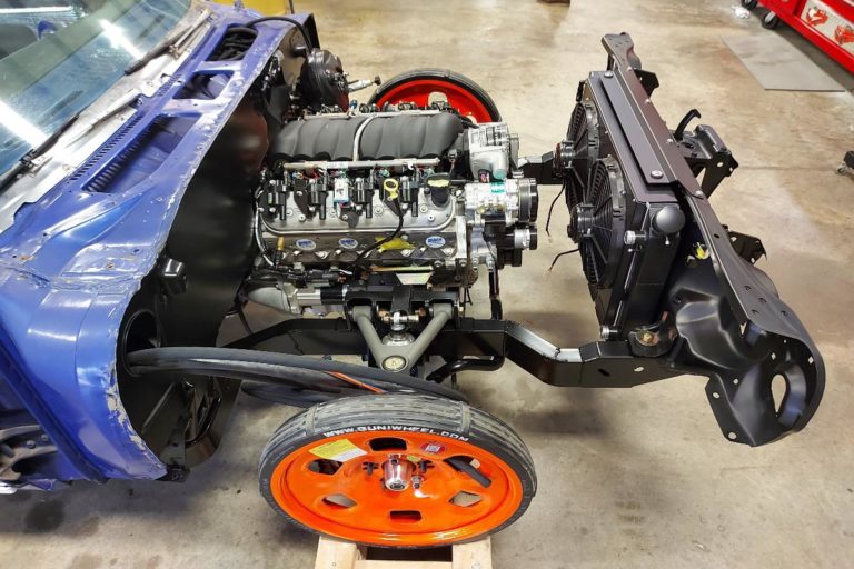 Custom 1969 SS Chevelle Pro Touring muscle car powder coated parts