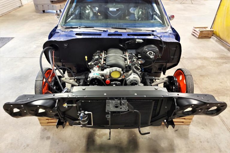 Custom 1969 SS Chevelle Pro Touring muscle car powder coated parts