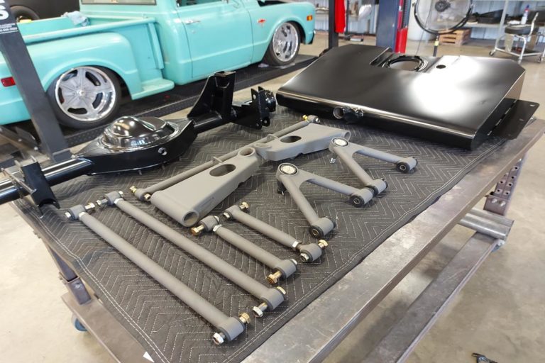 Custom 1969 SS Chevelle Pro Touring muscle car powder coated parts