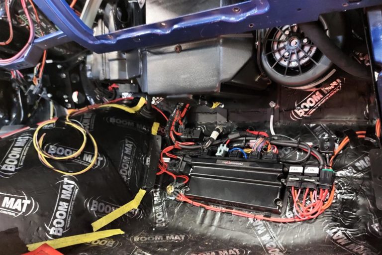 Custom 1969 SS Chevelle Pro Touring muscle car under dash vintage air