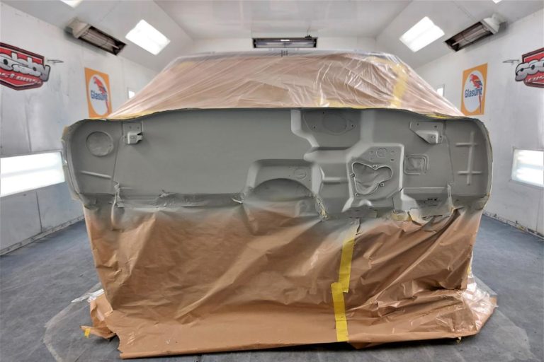 Custom 1969 SS Chevelle Pro Touring muscle car firewall