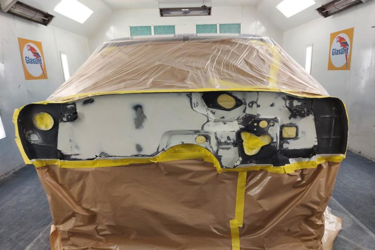 Custom 1969 SS Chevelle Pro Touring muscle car firewall body worked