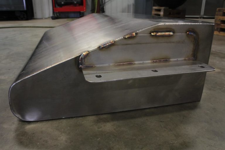 Custom 1969 SS Chevelle Pro Touring muscle car gas tank fitment