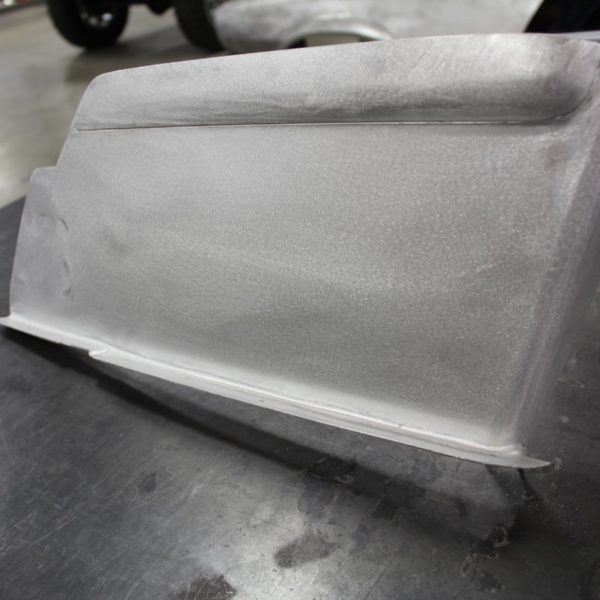 Custom 1969 Dodge A 108 Hemi Van build front air dam sheet metal fabrication