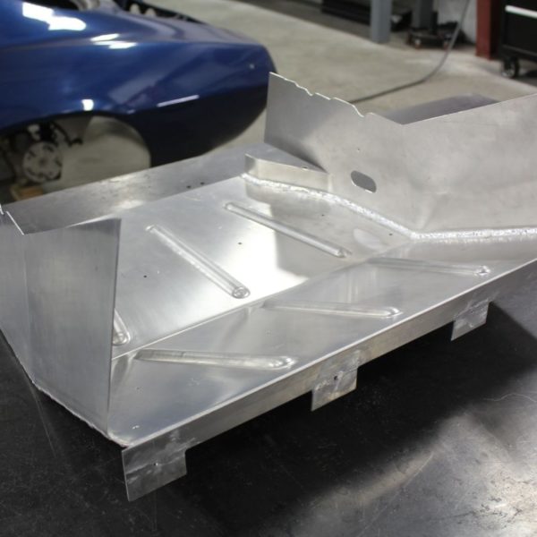 Custom 1969 Dodge A 108 Hemi Van build front air dam sheet metal fabrication