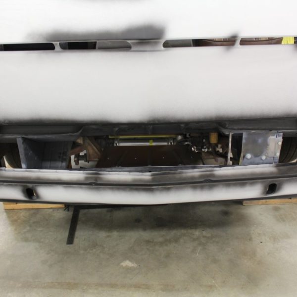 Custom 1969 Dodge A 108 Hemi Van build front air dam sheet metal fabrication