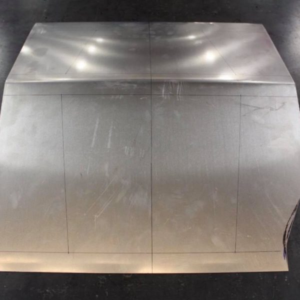 Custom 1969 Dodge A 108 Hemi Van build front air dam sheet metal fabrication