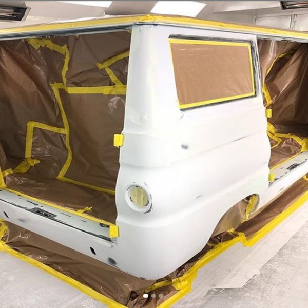 Custom 1969 Dodge A 108 Hemi Van build Primer