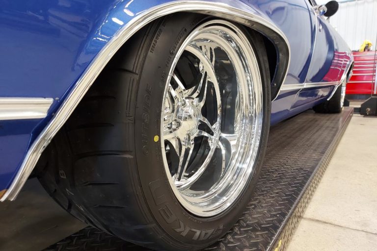 Custom 1969 SS Chevelle Pro Touring muscle car wheels and tires