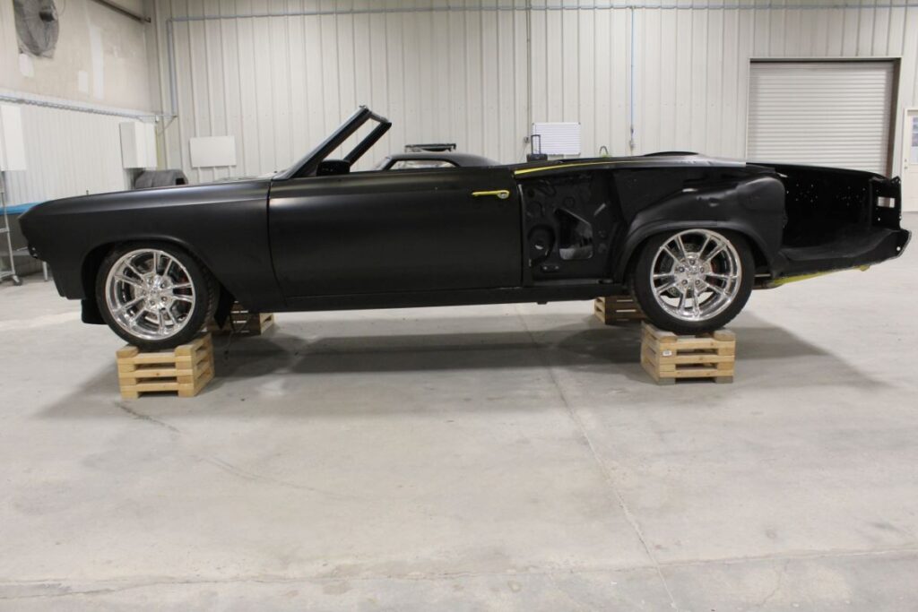 Custom 1966 Chevelle Convertible SS hot rod bare metal body work