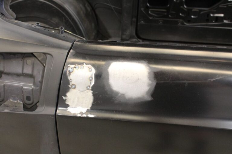 Custom 1969 Fastback Mustang with supercharged coyote engine door handle fabrication