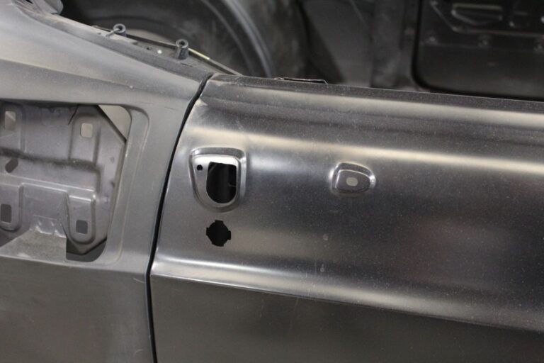 Custom 1969 Fastback Mustang with supercharged coyote engine door handle fabrication