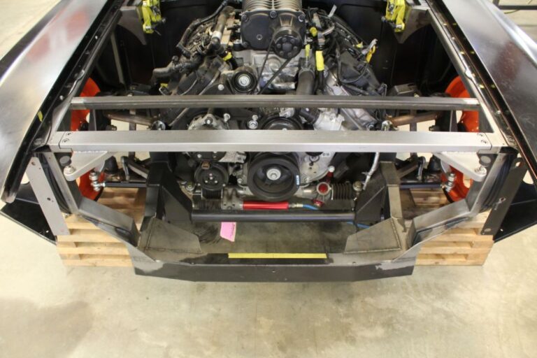 Custom 1969 Fastback Mustang supercharged coyote engine