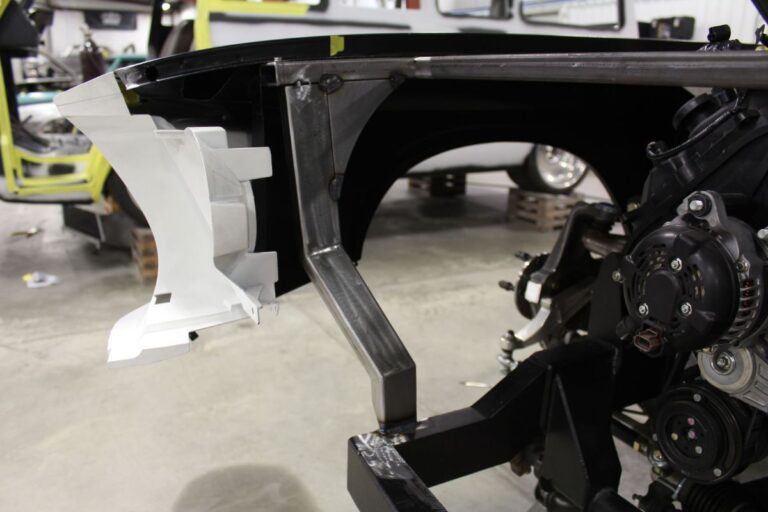 Custom 1969 Fastback Mustang supercharged coyote engine Fabrication