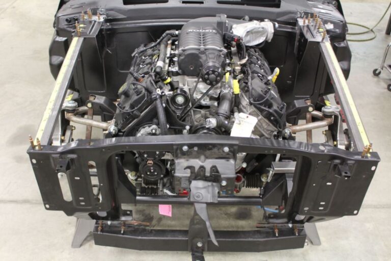 Custom 1969 Fastback Mustang supercharged coyote engine