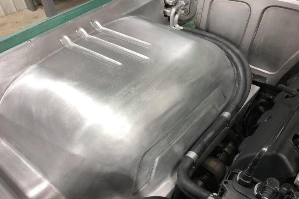 Custom 1968 Chevy C10 Hot Rod Truck Engine Bay Fabrication