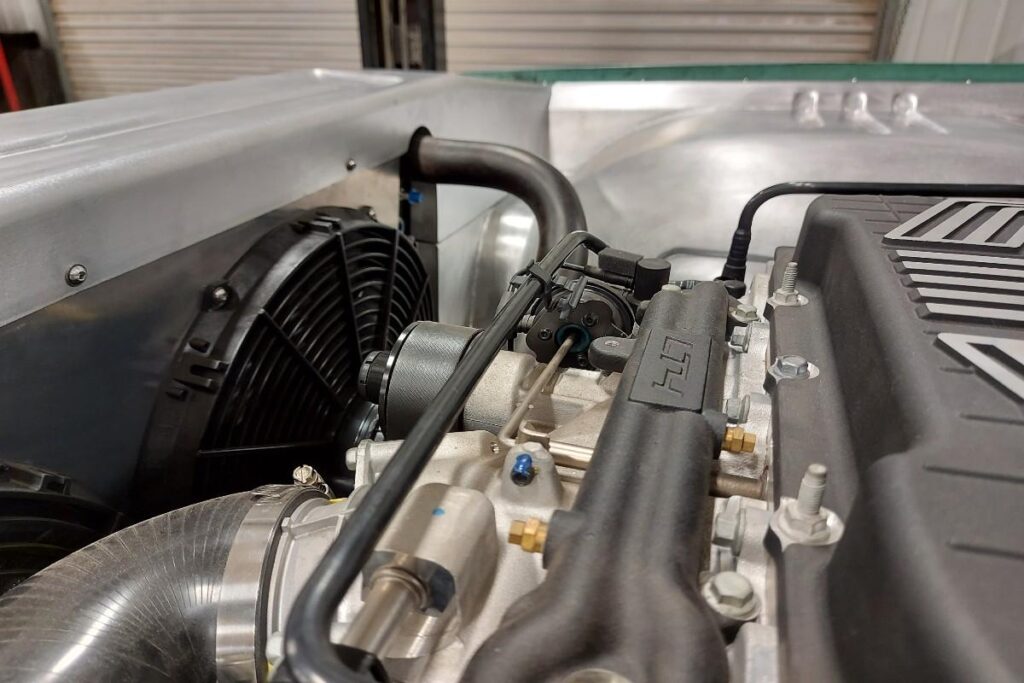 Custom 1968 Chevy C10 Hot Rod Truck Engine Bay Fabrication