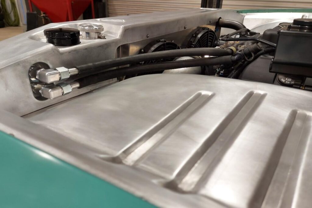 Custom 1968 Chevy C10 Hot Rod Truck Engine Bay Fabrication