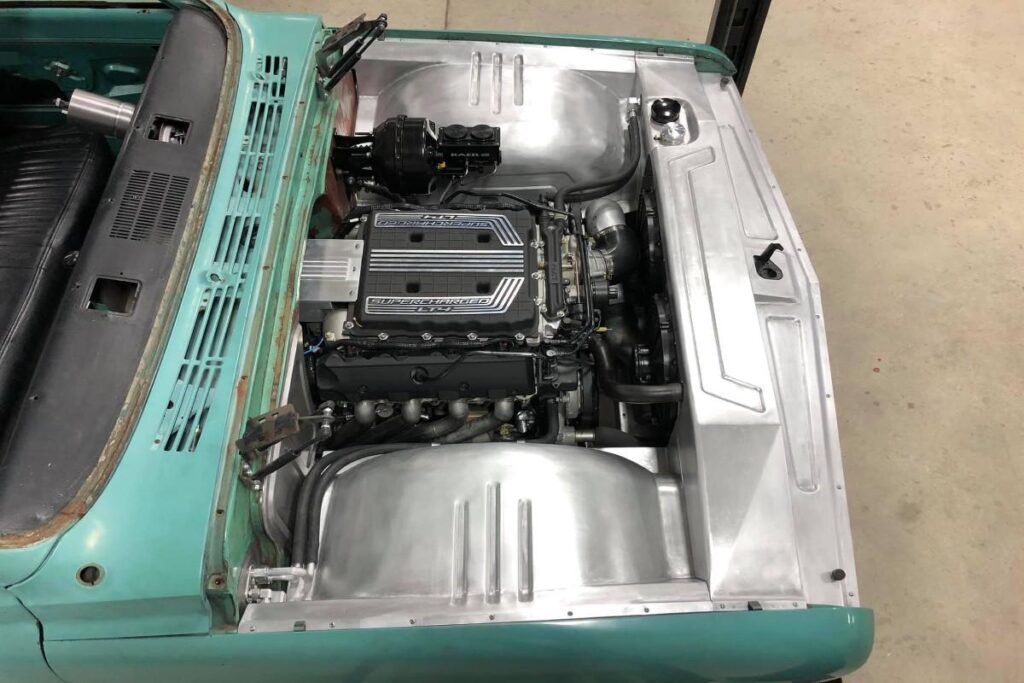 Custom 1968 Chevy C10 Hot Rod Truck Engine Bay Fabrication