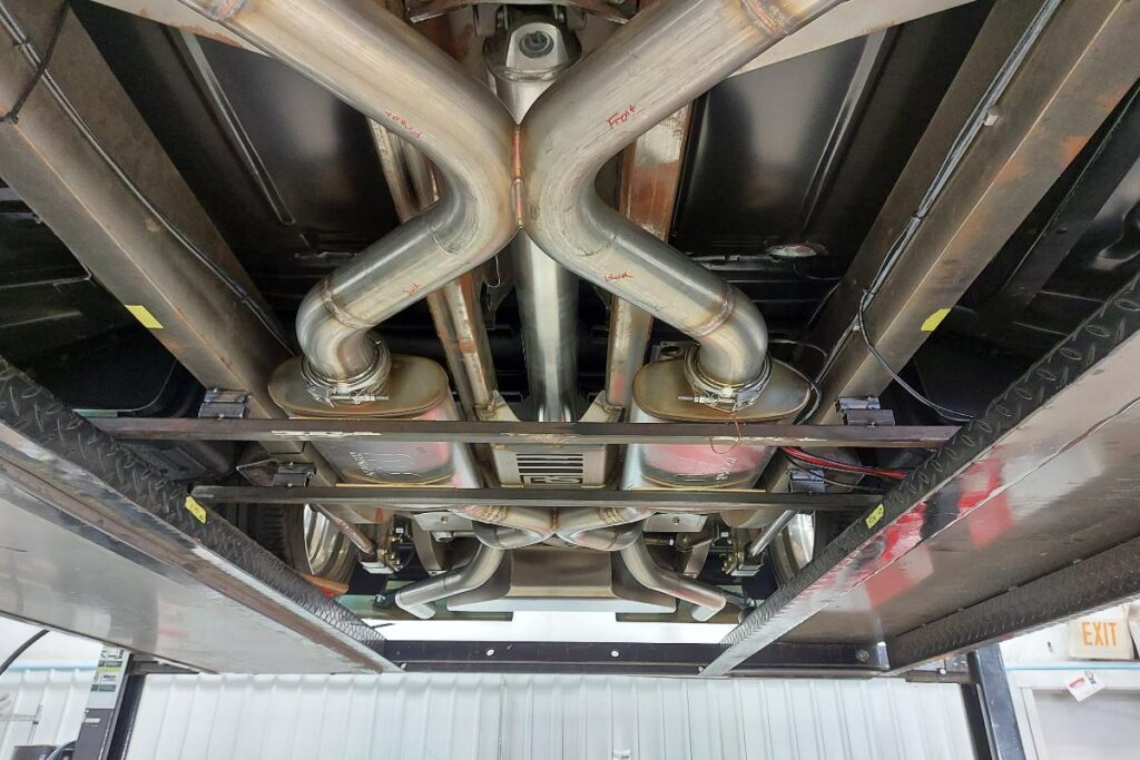 Custom 1968 Chevy C10 Hot Rod Truck Magnaflow Exhaust Fabrication