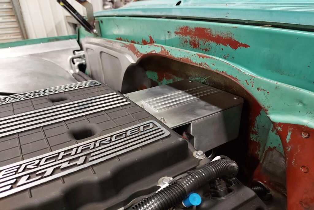 Custom 1968 Chevy C10 Hot Rod Truck computer box Fabrication