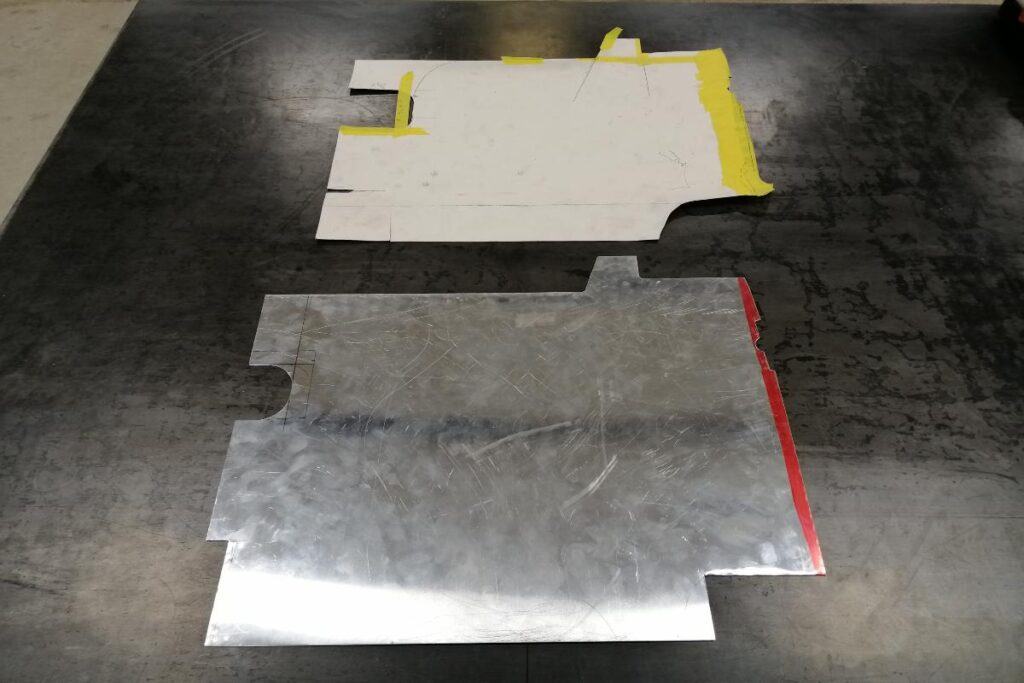 Custom 1968 Chevy C10 Hot Rod Truck close out panel Fabrication