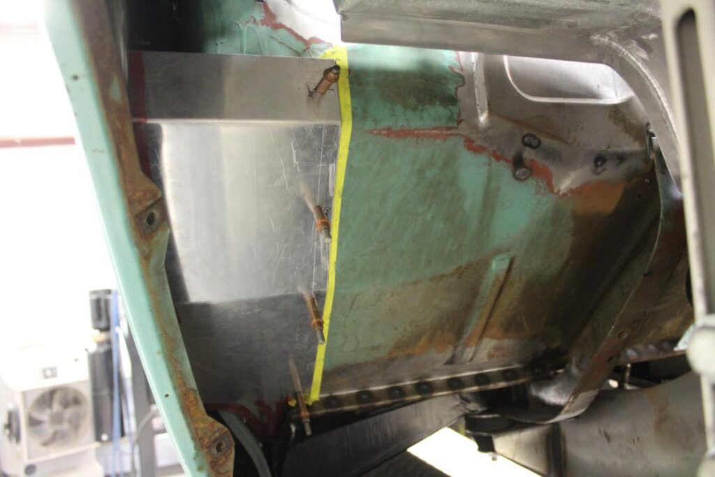 Custom 1968 Chevy C10 Hot Rod Truck close out panel Fabrication