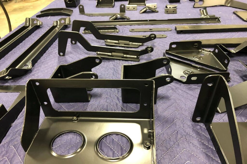 Custom LT4 1968 Chevy C10 Hot Rod Truck Parts powder coated