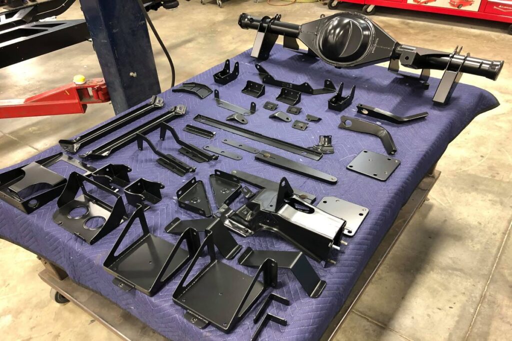 Custom LT4 1968 Chevy C10 Hot Rod Truck Parts powder coated