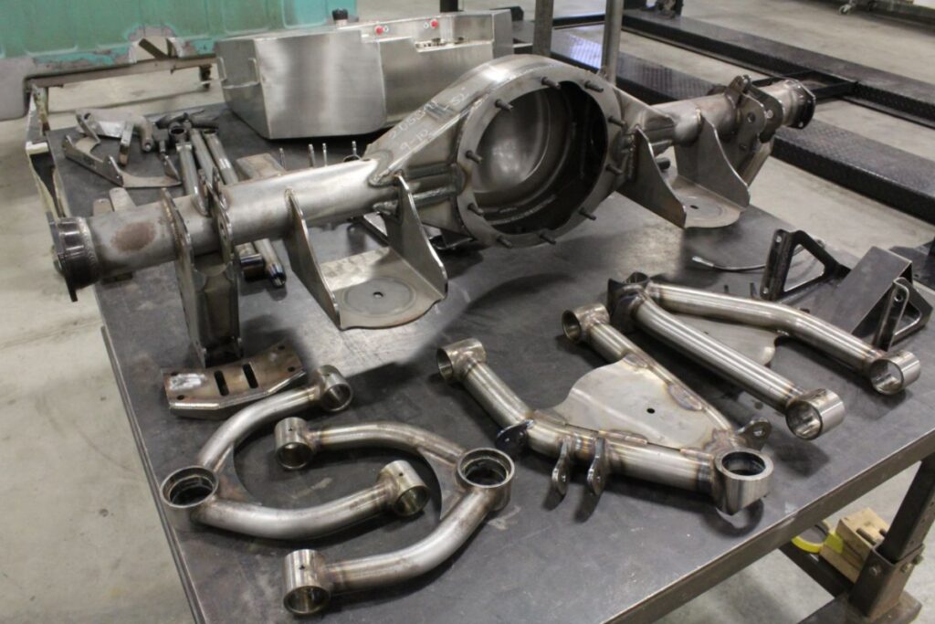 Custom LT4 1968 Chevy C10 Hot Rod Truck Parts before powdercoating Parts