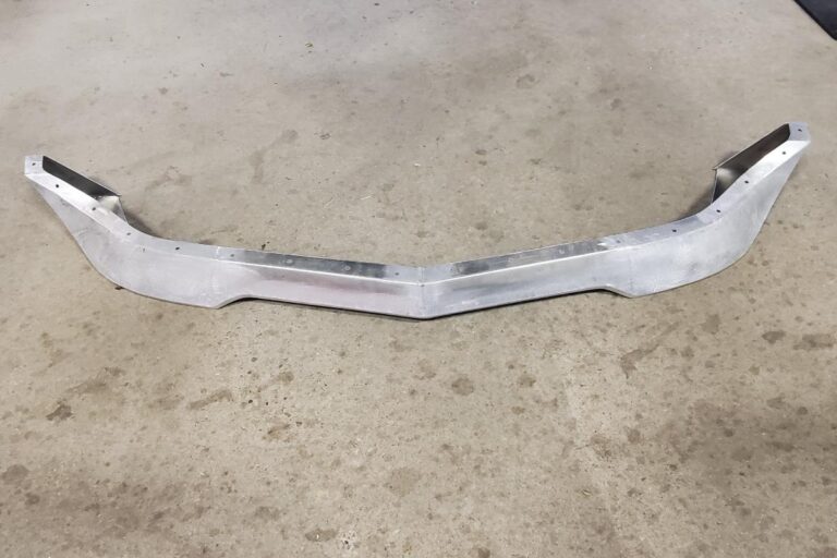 Custom supercharged 1969 Fastback Mustang Front Spoiler fabrication