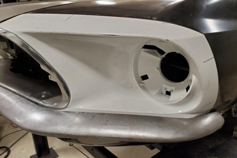 Custom supercharged 1969 Fastback Mustang Front bumper fabrication