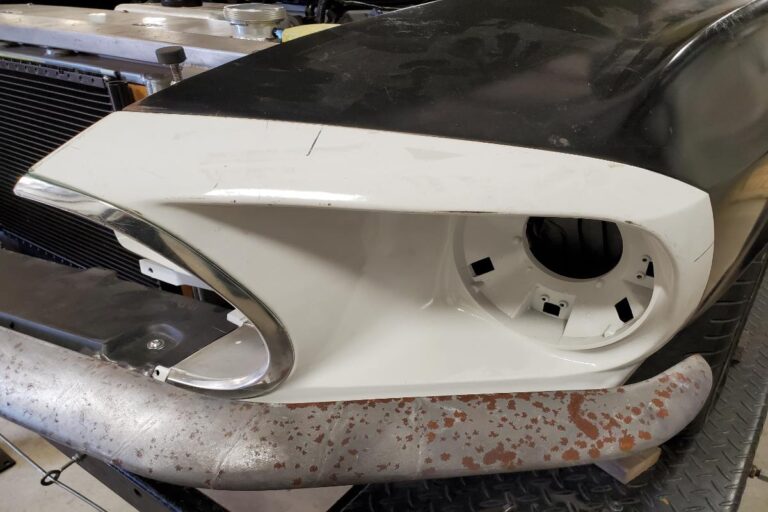 Custom supercharged 1969 Fastback Mustang Front bumper fabrication