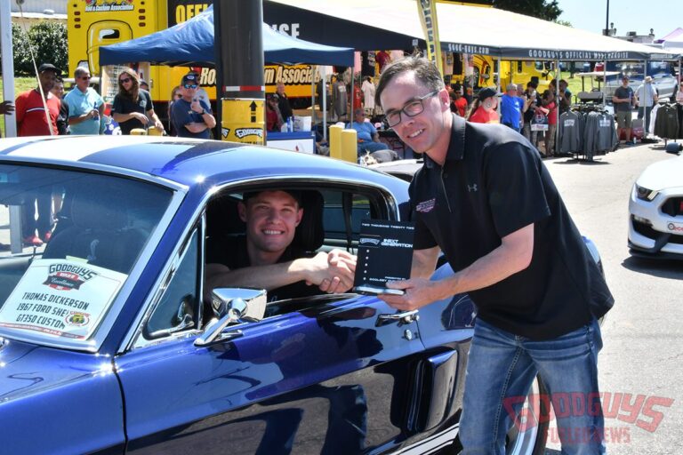 Goodguys 2022 North Carolina Nationals Next generation finalist Thomas Dickerson with Jonathan Goolsby