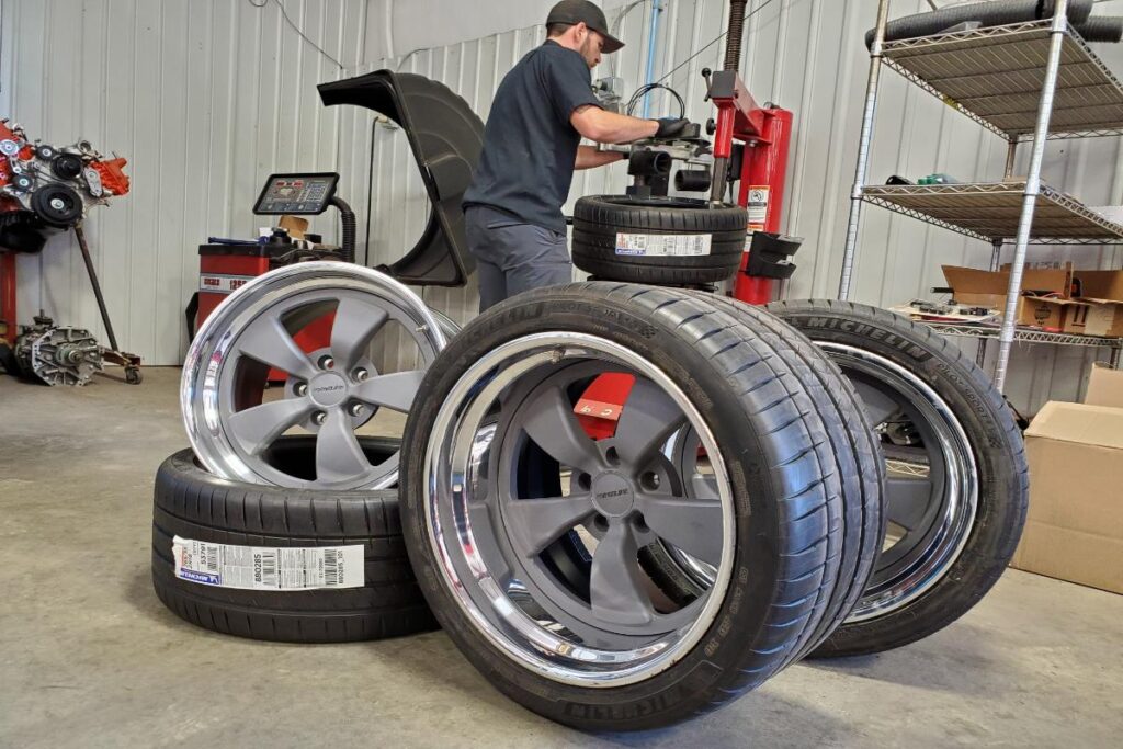 Custom LT4 1967 Camaro Pro Touring street Rod roadster shop chassis with forgeline wheels