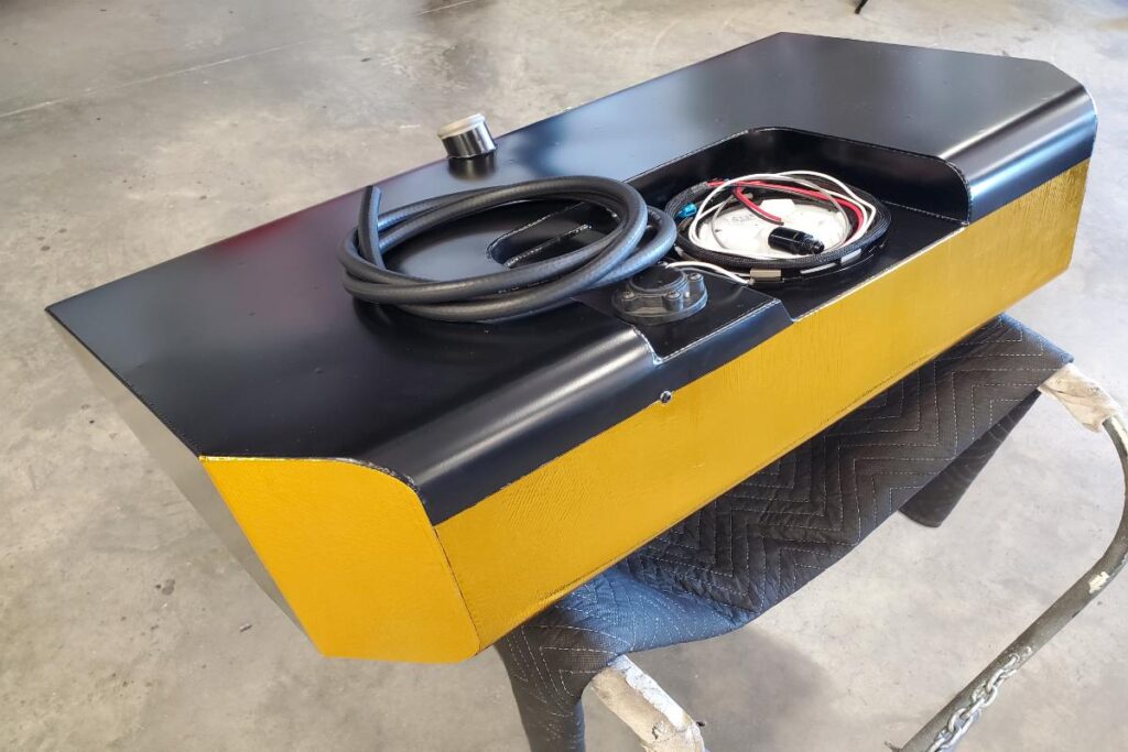 Custom LT4 1967 Camaro Pro Touring street rod in the paint shop