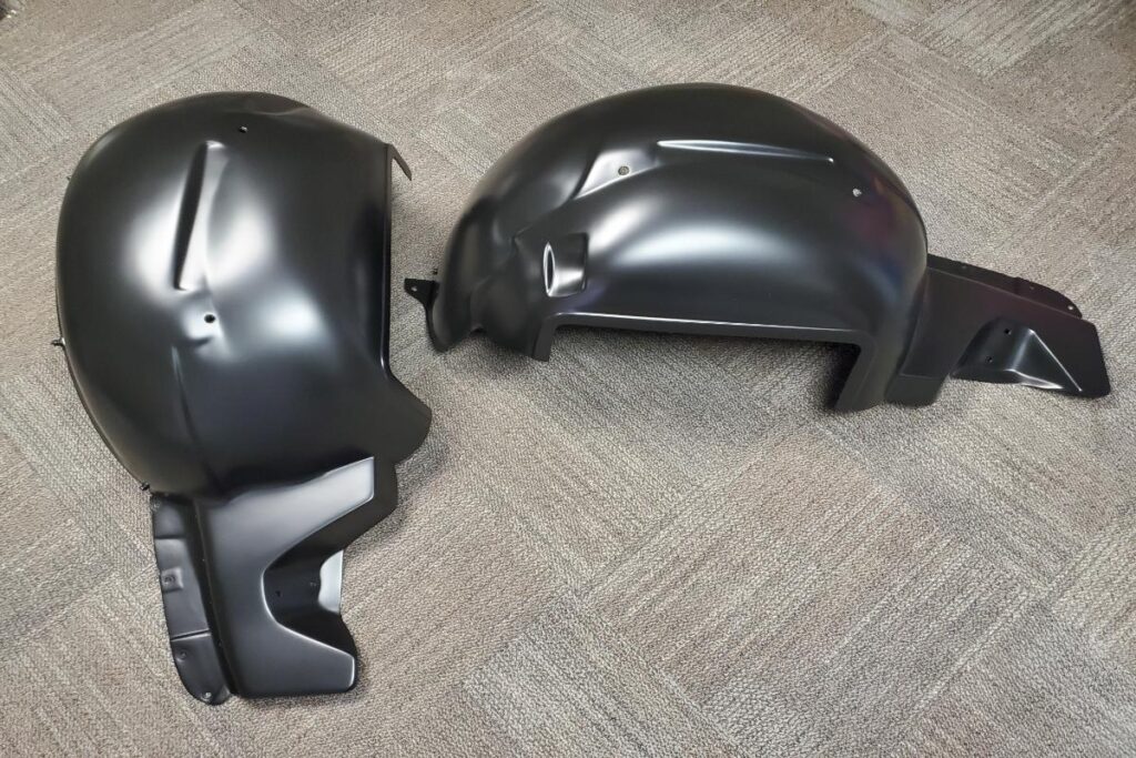 Custom LT4 1967 Camaro Pro Touring street rod in the paint shop