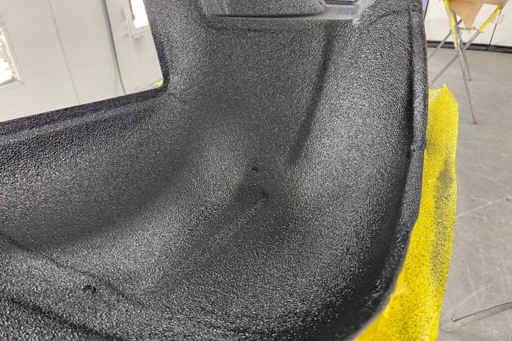 Custom LT4 1967 Camaro Pro Touring street rod in the paint shop